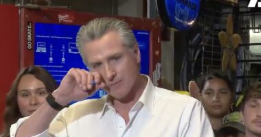 Gavin Newsom tears up while discussing California jobs program