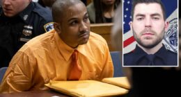 Goon seen smirking on bodycam after gunning down NYPD hero Jonathan Diller -- as fellow cop breaks down on witness stand