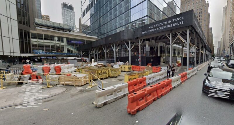 Goon sets sleeping man on fire inside Penn Station as ghoulish pals look on: cops