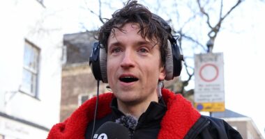 Greg James breaks down in tears during Comic Relief cycle