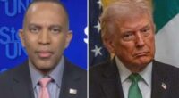 Hakeem Jeffries tells Trump to shut 'his reckless mouth' in response to prez blasting Dems