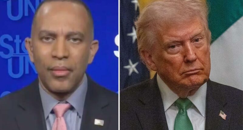 Hakeem Jeffries tells Trump to shut 'his reckless mouth' in response to prez blasting Dems