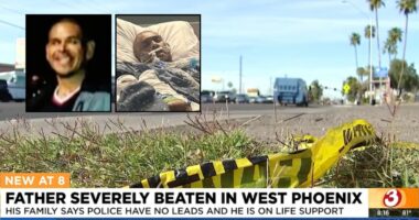 'Half of his brain is dead': Father walking home from work beaten to within an inch of his life on the 1 night his wife couldn't give him a ride