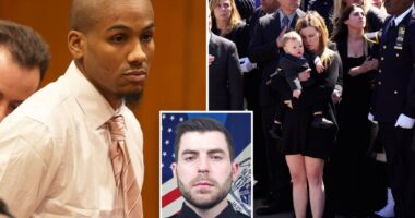 'He has his father's eyes,' widow says of son