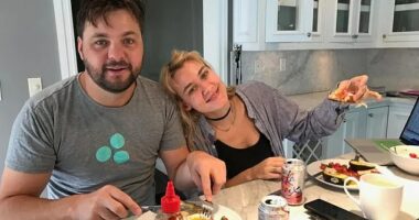 A prominent businessman's appeal against a legal‑costs order from a previously private family dispute with his DJ ex has backfired - forcing the case into open court and allowing both parties to be named for the first time. (Pictured: Matthew Pringle and Olivia Nervo)