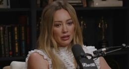 Hilary Duff cries as she discusses rift with estranged sister Haylie