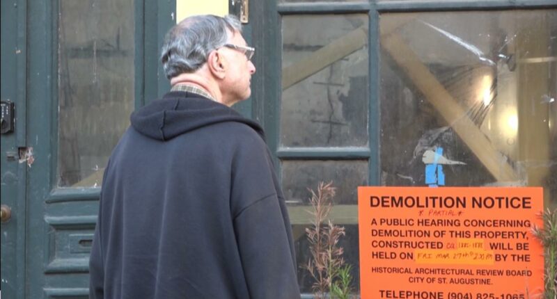 Historic St. Augustine building on Aviles St. faces partial demolition; community weighs in on loss