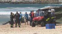 Emergency services were called to the scene after the husband and wife were pulled from the water.