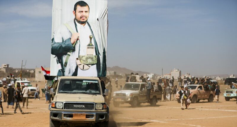 Houthis threaten to choke off second vital fuel route as they target Israel in missile attack