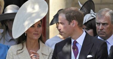 How Andrew went into 'basking shark mode' and tried to muscle in on Kate's limelight, according to a body language expert 