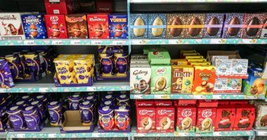 How unhealthy is your favourite Easter egg? New study names and shames the 10 worst treats on the shelves... and one has as many calories as FOUR McDonald's Big Macs