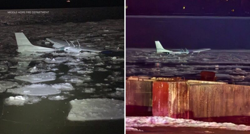 Hudson River plane crash: Cessna 172 flight instructor, student swim to shore after icy water landing in Newburgh, Orange County