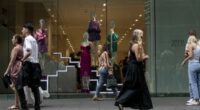 People move about in Sydney CBD retail areas, Thursday October 27, 2022.