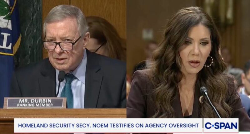 'I can't speak specifically': Kristi Noem gets law and history wrong before giving up on trying to answer questions about ICE violating hundreds of court orders during Senate hearing