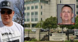 'I got more': Man films himself throwing bucket of human bones over fence at FBI office to 'summon' agents after stealing remains from mausoleum, cops say