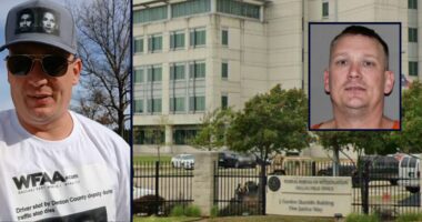 'I got more': Man films himself throwing bucket of human bones over fence at FBI office to 'summon' agents after stealing remains from mausoleum, cops say