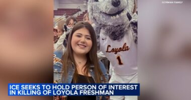ICE wants person questioned in death of Sheridan Gorman, Loyola University student killed in Chicago shooting, to stay in custody