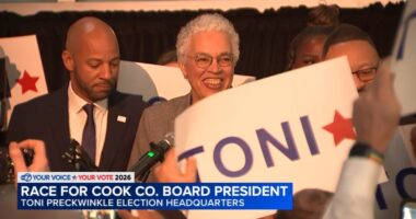Illinois primary election 2026: Cook County Board President Toni Preckwinkle projected to win 5th term, defeats Brendan Reilly