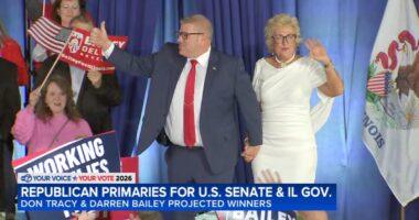 Illinois primary election day 2026: Darren Bailey projected to win Republican primary for governor to challenge JB Pritzker