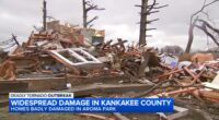 Illinois tornado outbreak: Kankakee County cleans up damage left by 2 tornadoes, record-breaking hail; several injured