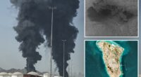Images by US Command Center show US strike on Iran's Kharg Island