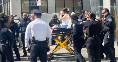 Innocent NYC shopper shot in broad-daylight burst of violence