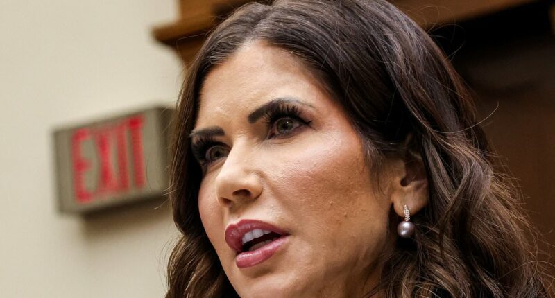 Inside Kristi Noem's spectacular fall from grace... and the moment Trump finally turned on her