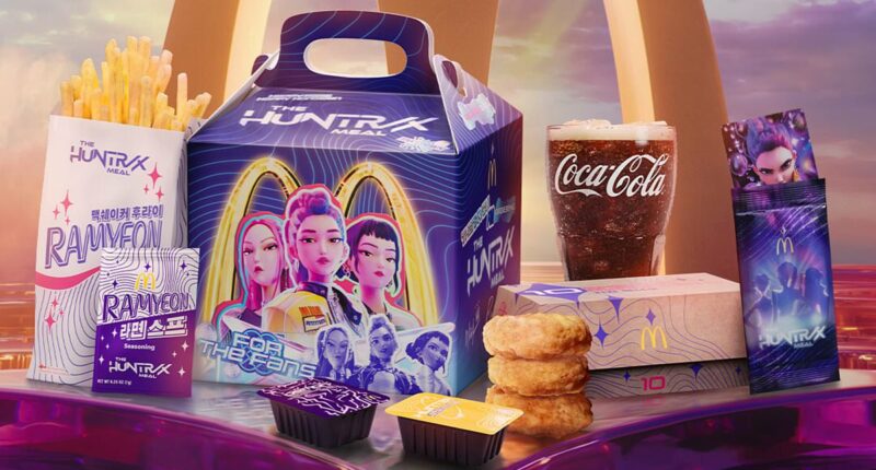 Inside McDonald's limited-time KPop Demon Hunters menu