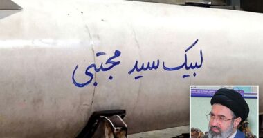 Iran issues chilling promise to new supreme leader on a missile as it launches fresh attacks