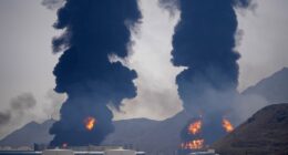 Iran strikes UAE port and threatens to abduct US military staff: LIVE