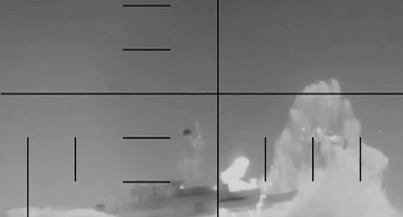 Iran unleashes furious drone blitz in vengeance for torpedoed ship