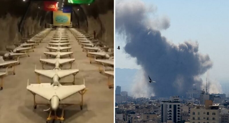 Iran unveils enormous supply of naval suicide drones in underground 'missile city'