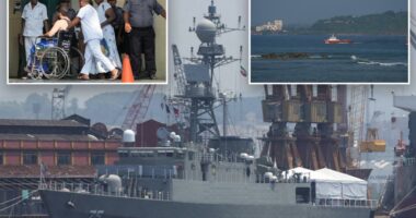 Iranian naval ship carrying 180 onboard sinks off Sri Lankan coast, 32 rescued