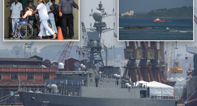 Iranian naval ship carrying 180 onboard sinks off Sri Lankan coast, 32 rescued