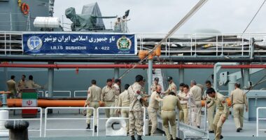 Iranian vessel suffers engine failure, offloads crew days after US submarine sank other ship