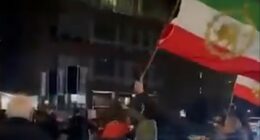 Iranians clash in violent scenes outside London mosque