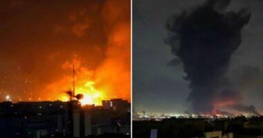 Iran's Mehrabad Airport set on fire by IDF