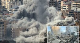 Israel pounds Beirut in expansion of war; Iran says countries have begun mediation efforts