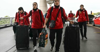 It chills me to think what the Iranian football players are facing