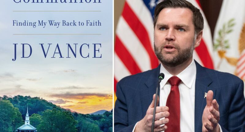 JD Vance to release book 'Communion' detailing his religious journey in rare move for a VP