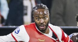 Jack Grealish jumps to defence of Raheem Sterling after 'stupid' Instagram account says Feyenoord new boy looked like 'Bambi on ice' during his first match in nine months