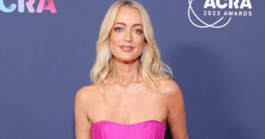 Jackie 'O' Henderson attends the 34th annual Australian Commercial Radio Awards (ACRAs) at ICC Sydney on October 14, 2023 in Sydney, Australia.