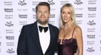James Corden and Julia Carey attend the National Theatre Up Next Gala