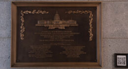 Jan. 6 plaque honoring police officers is now displayed at the Capitol after a 3-year delay