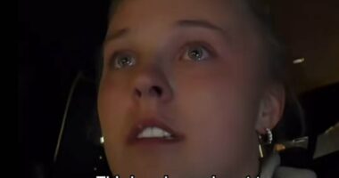 JoJo Siwa breaks down in tears as Chris Hughes leaves the US