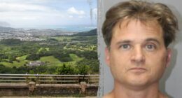 Jurors shown bodycam of doctor’s bloody wife, rock he allegedly used to bash her in cliffside attack