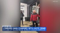 Justin Ward charged with hate crime, caught on camera yelling slurs at Muslim American Ahmed Khan at Crave Cookies Lombard, IL