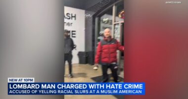 Justin Ward charged with hate crime, caught on camera yelling slurs at Muslim American Ahmed Khan at Crave Cookies Lombard, IL