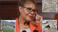 Karen Bass blasted after FBI MacArthur Park raid
