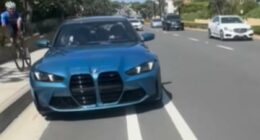 Karma for BMW driver who terrified cyclists and called them 'peasants'